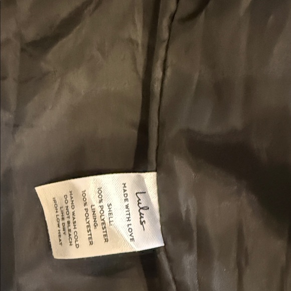 Lulus Fur Black Jacket- Sz M NWOT - Picture 7 of 8